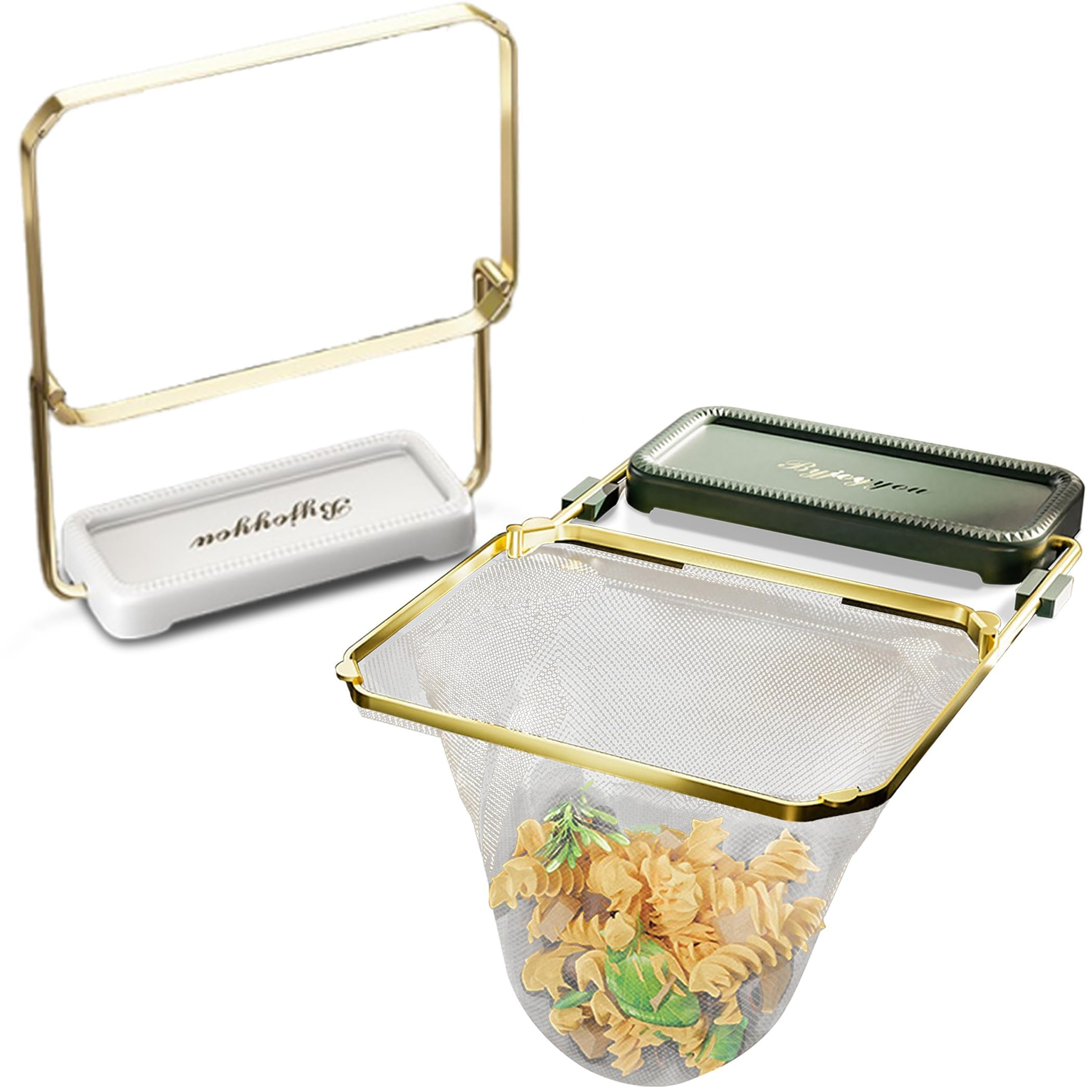 Kanggoulu Sink Strainer - 2 Pack Rotatable Kitchen Sink Strainer with 100Pcs Filter Mesh Bags, Fo... | Amazon (US)