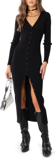 Jazlyn Long Sleeve Rib Sweater Dress | Nordstrom