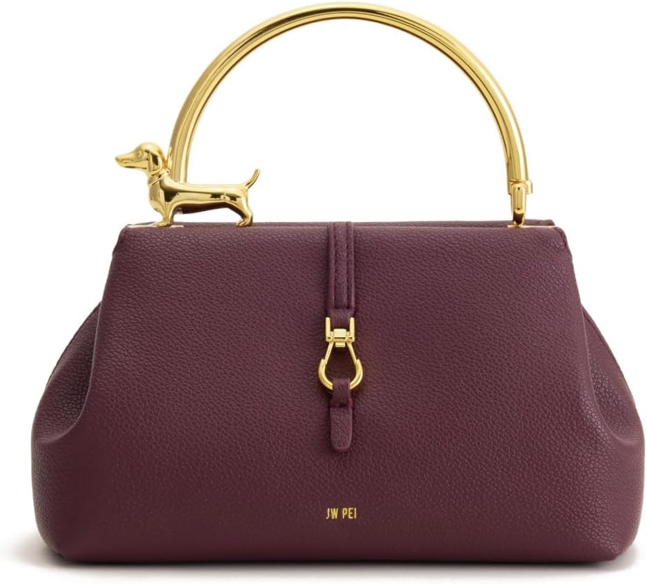 JW PEI Women's Bruna Dachshund Metal Handle Top Handle Bag | Amazon (US)
