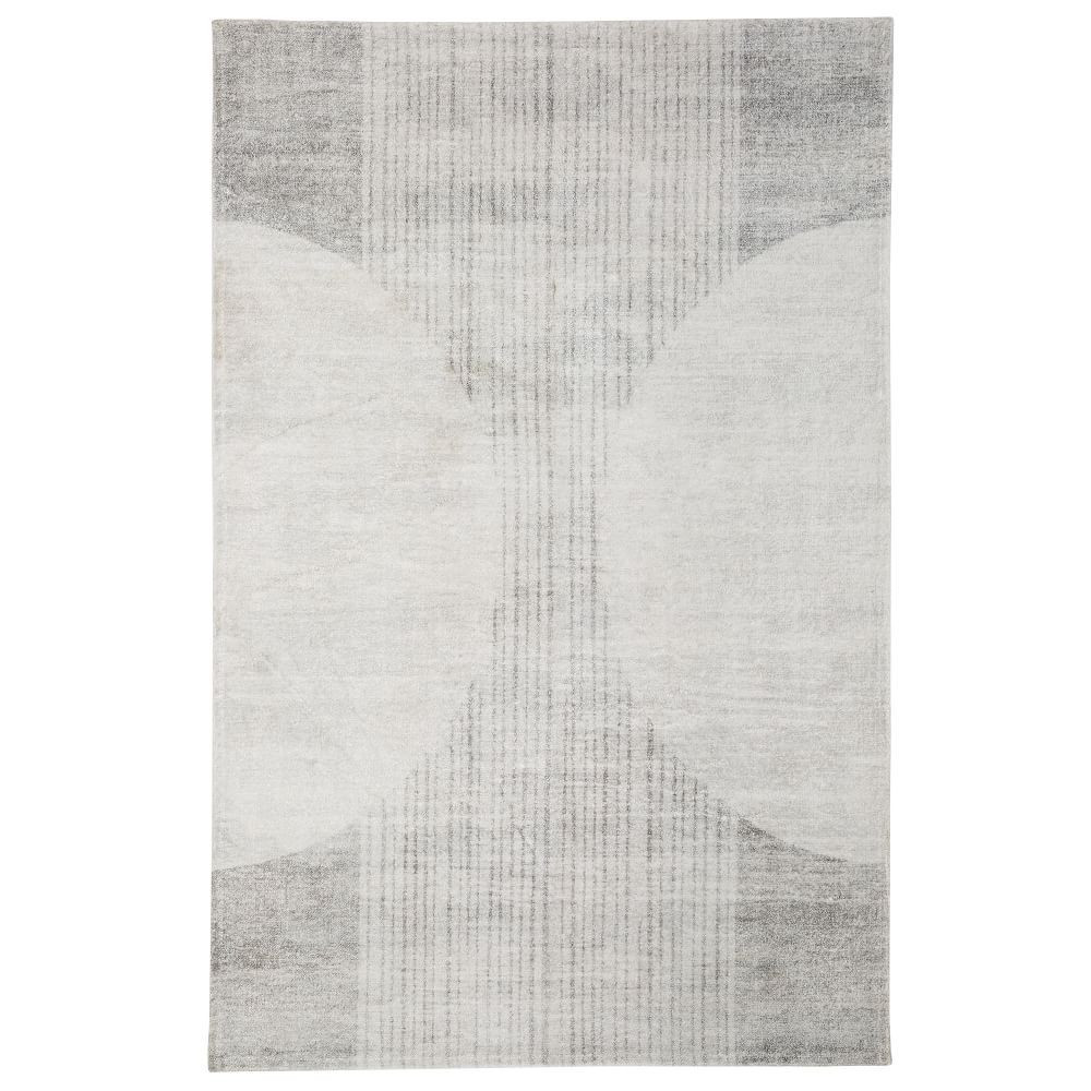 Boho Washable Rug, 5X8, Light Gray, WE Kids | West Elm (US)