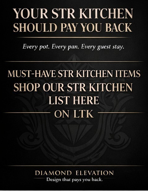  Your STR kitchen = a revenue driver 👀
These are the must-have items we swear by.

Shop our STR Kitchen list on LTK
Diamond Elevation 💎

Part 1 bc maxed linked items is 30 😮‍💨👀

 

#LTKTravel #LTKstorytime #LTKHome