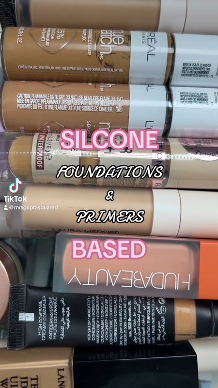 Silicon based foundations and prime 

#LTKbeauty