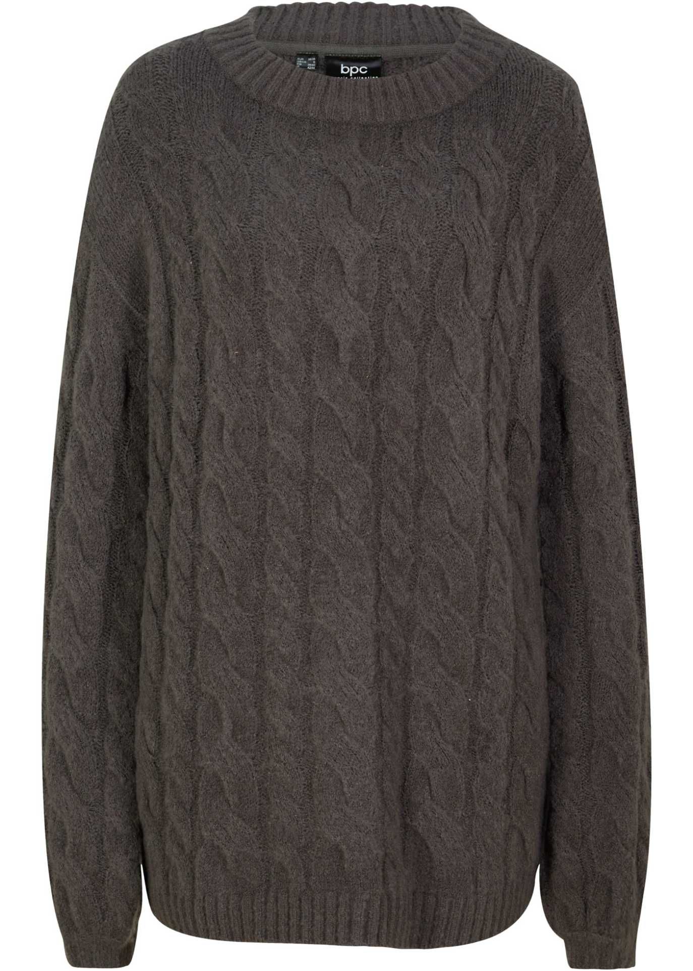 Oversize-Pullover mit Zopfmuster | Bonprix DE