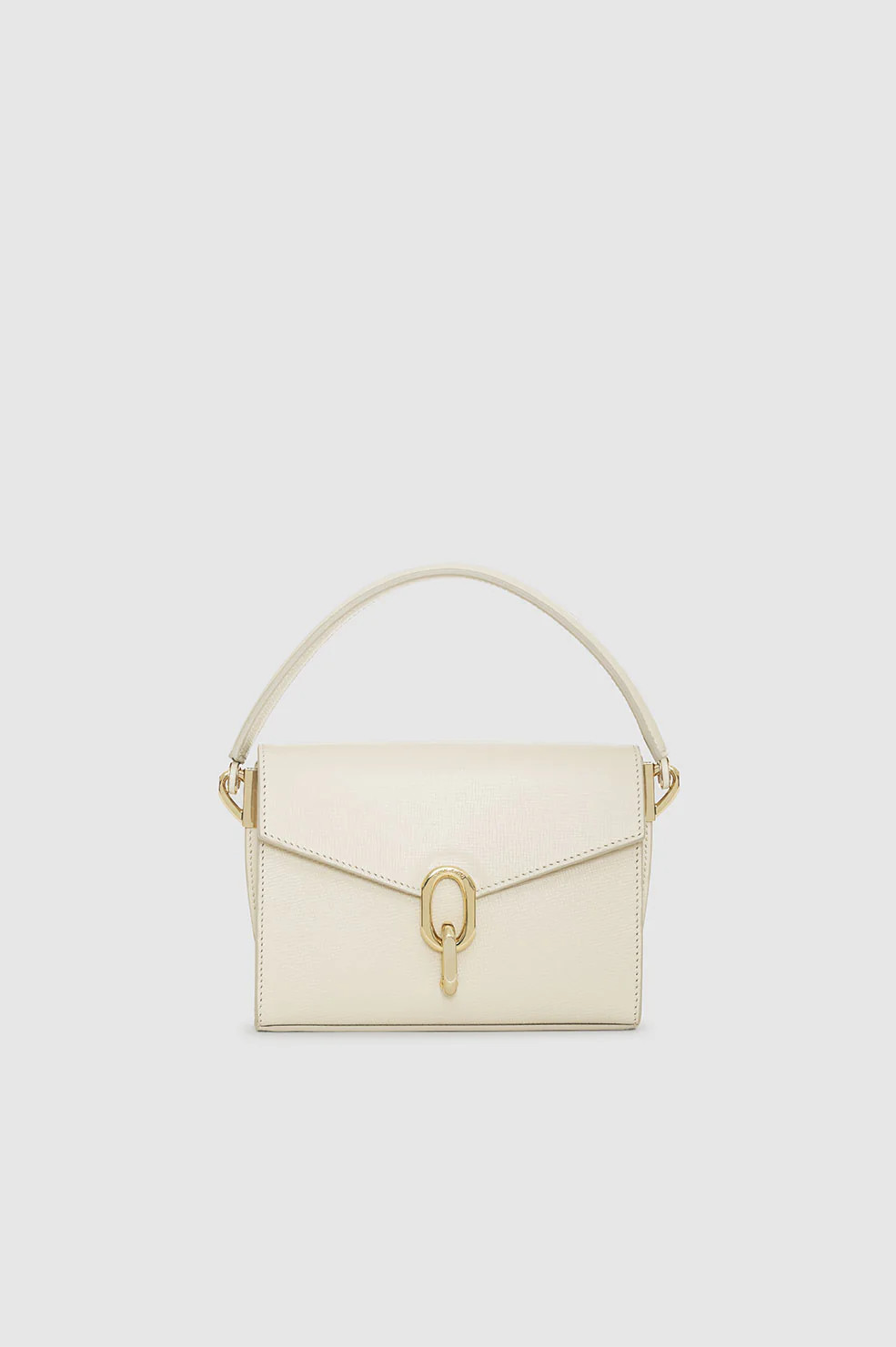 Mini Colette Bag - Oyster Saffiano | Anine Bing