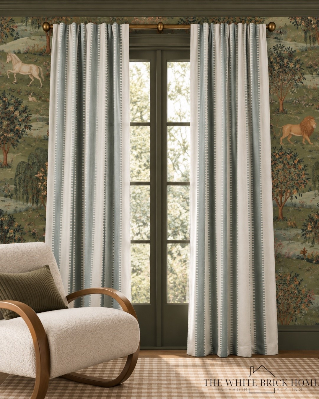 A story book inspired retreat where whimsical wallpaper and statement curtains crate a space that is cozy and timeless. 

Nursery, nursery decor, nursery ideas, nursery wallpaper, nursery ideas, nursery design, nursery curtains, baby girl, baby girl nursery, baby girl nursery ideas, Anthropologie, pottery barn kids