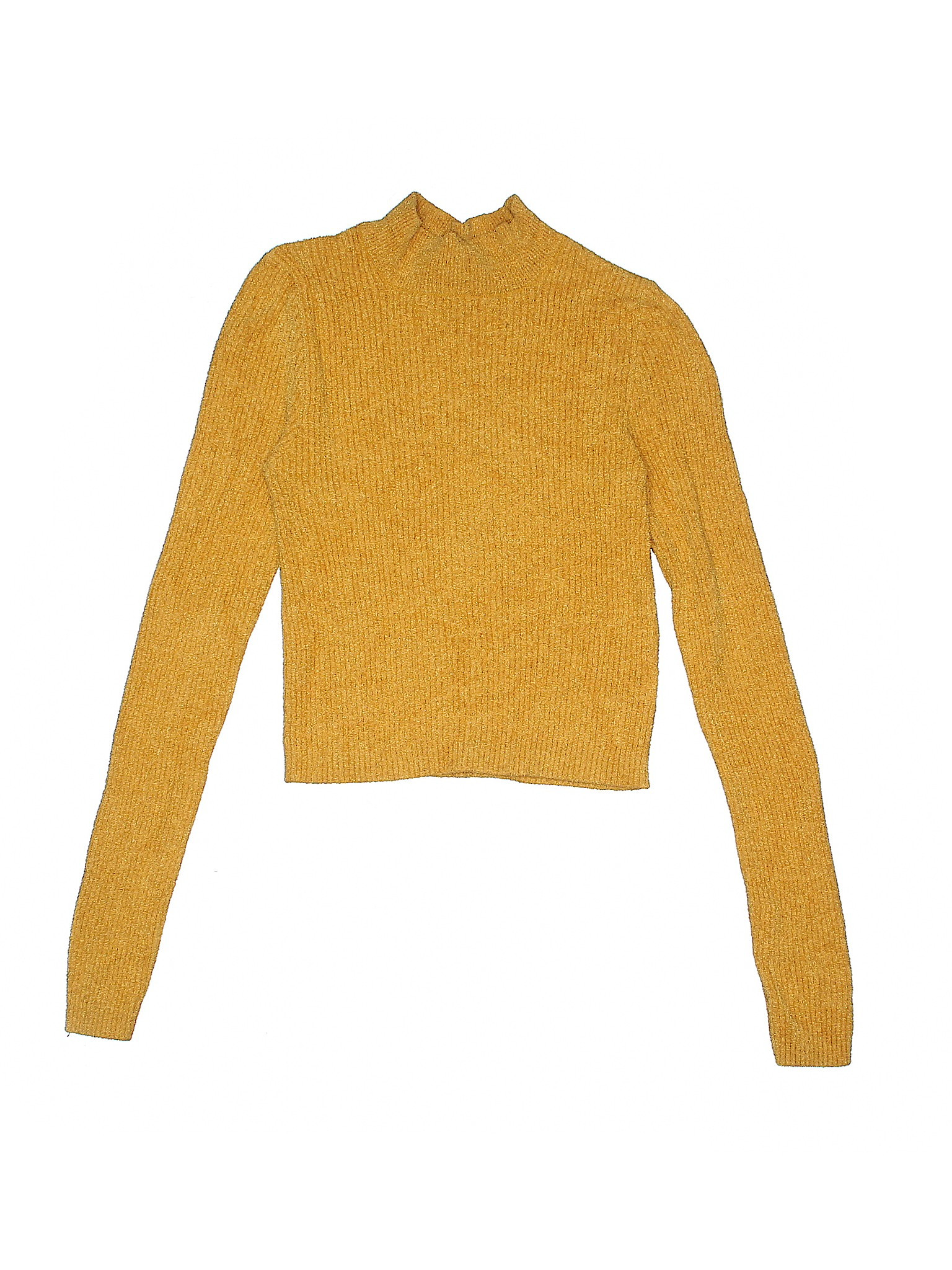 Forever 21 Pullover Sweater Size 4: Dark Yellow Women's Tops - 41213152 | thredUP