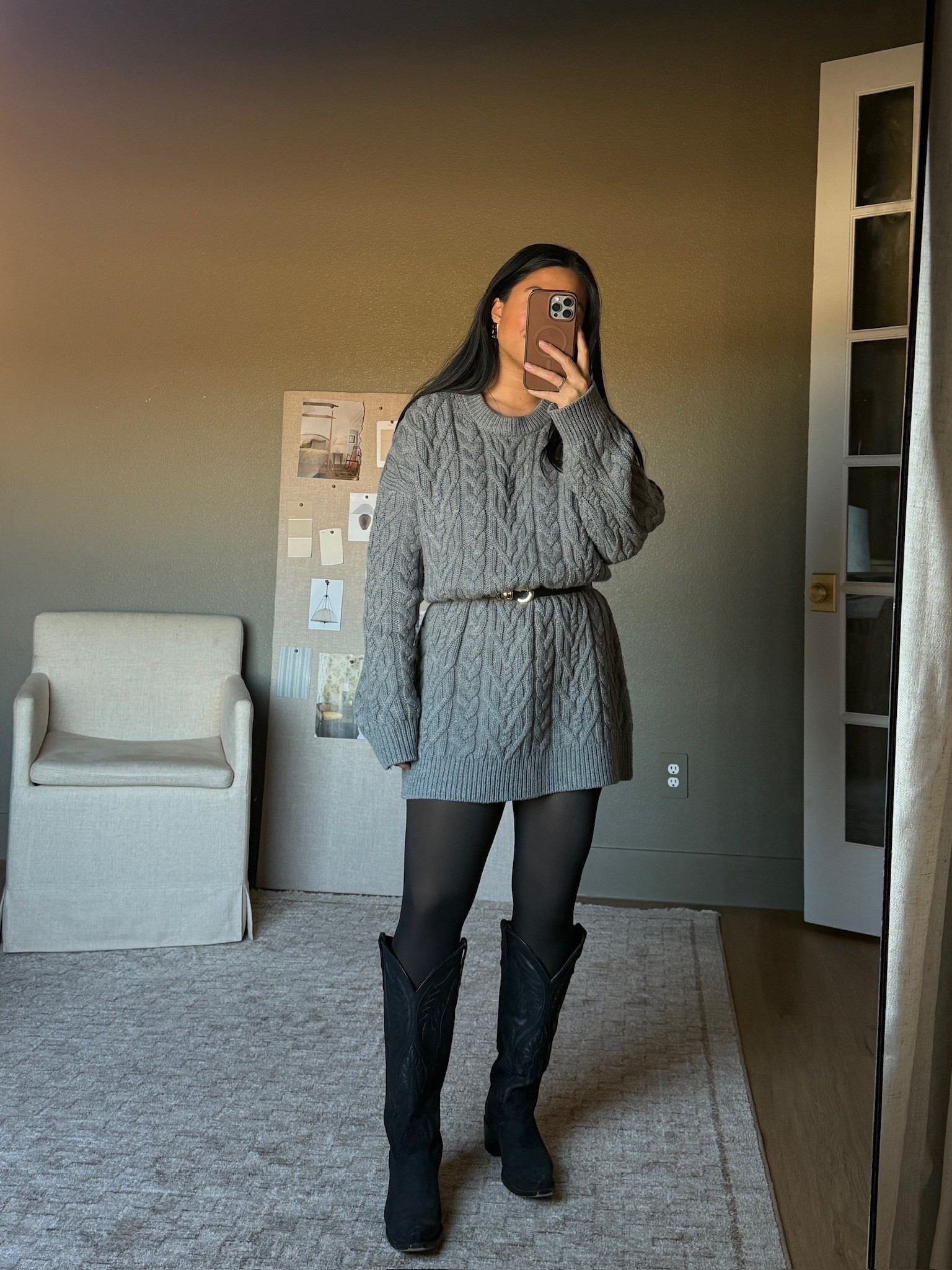 These fleece lined tights are amazing! 

amazon fashion, amazon tights, sweater, oversized sweater, boots outfit 

#LTKootd
