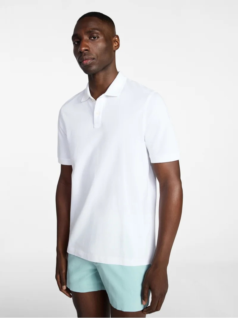 George Men's and Big and Tall Men's Pique Polo with Short Sleeves, Sizes XS-5XL, LT-3XLT | Walmart (US)