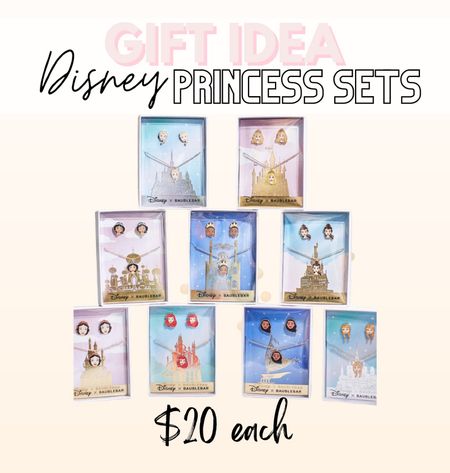 Girl gift idea, Disney princess earring and necklace set, stocking stuffers for kids 

#LTKHoliday #LTKkids