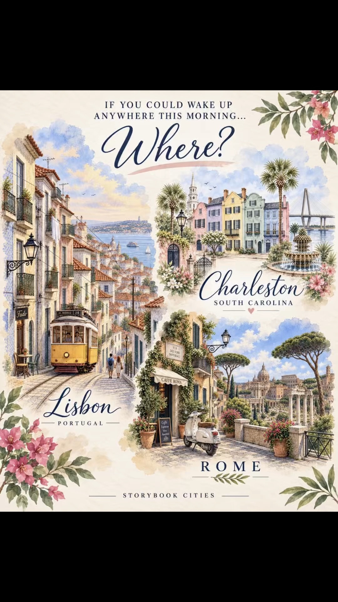 If you could wake up anywhere this morning… where would it be? 🌊⛰️✈️

Would you choose a colorful coastal escape, a peaceful mountain-and-lake morning, or the charm of a storybook city? Swipe through, choose your destination, and tell me where you’re waking up!

Shop my destination watercolor art and travel-inspired gifts:
https://www.etsy.com/shop/TravelingWithStacey

#TravelingWithStacey #TravelInspiredArt #WanderlustDecor #TravelGiftIdeas #DreamDestination

#LTKTravel #LTKdayinmylife #LTKOver40
