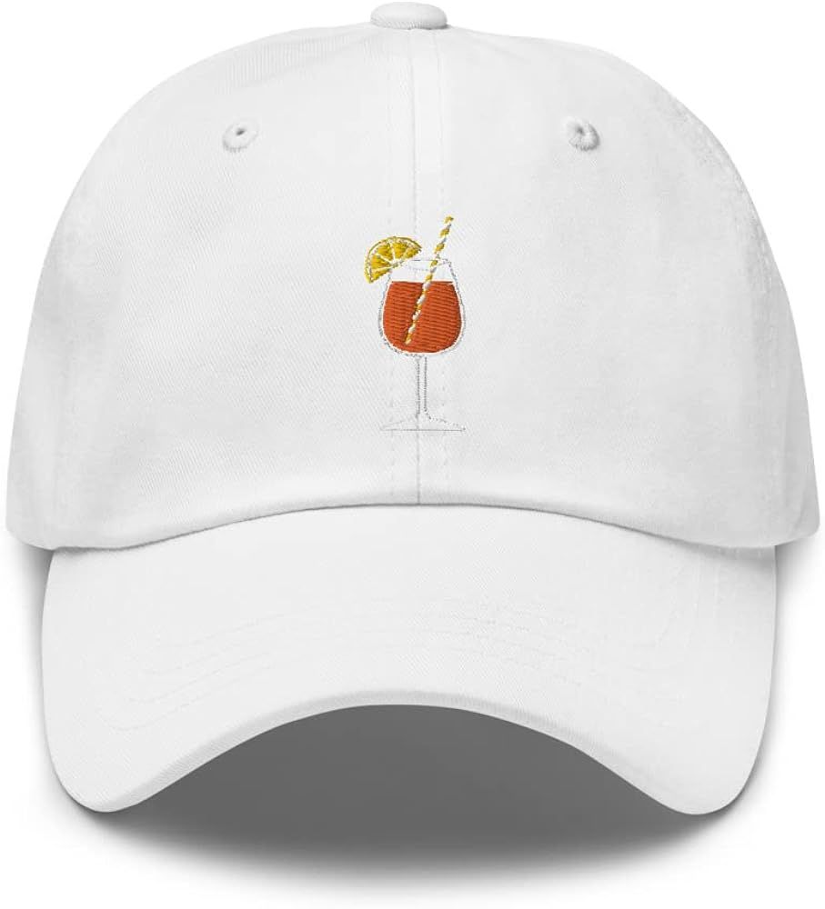 Aperol Spritz Embroidered Baseball Cap Dad Hat, Cocktail Hat | Amazon (US)