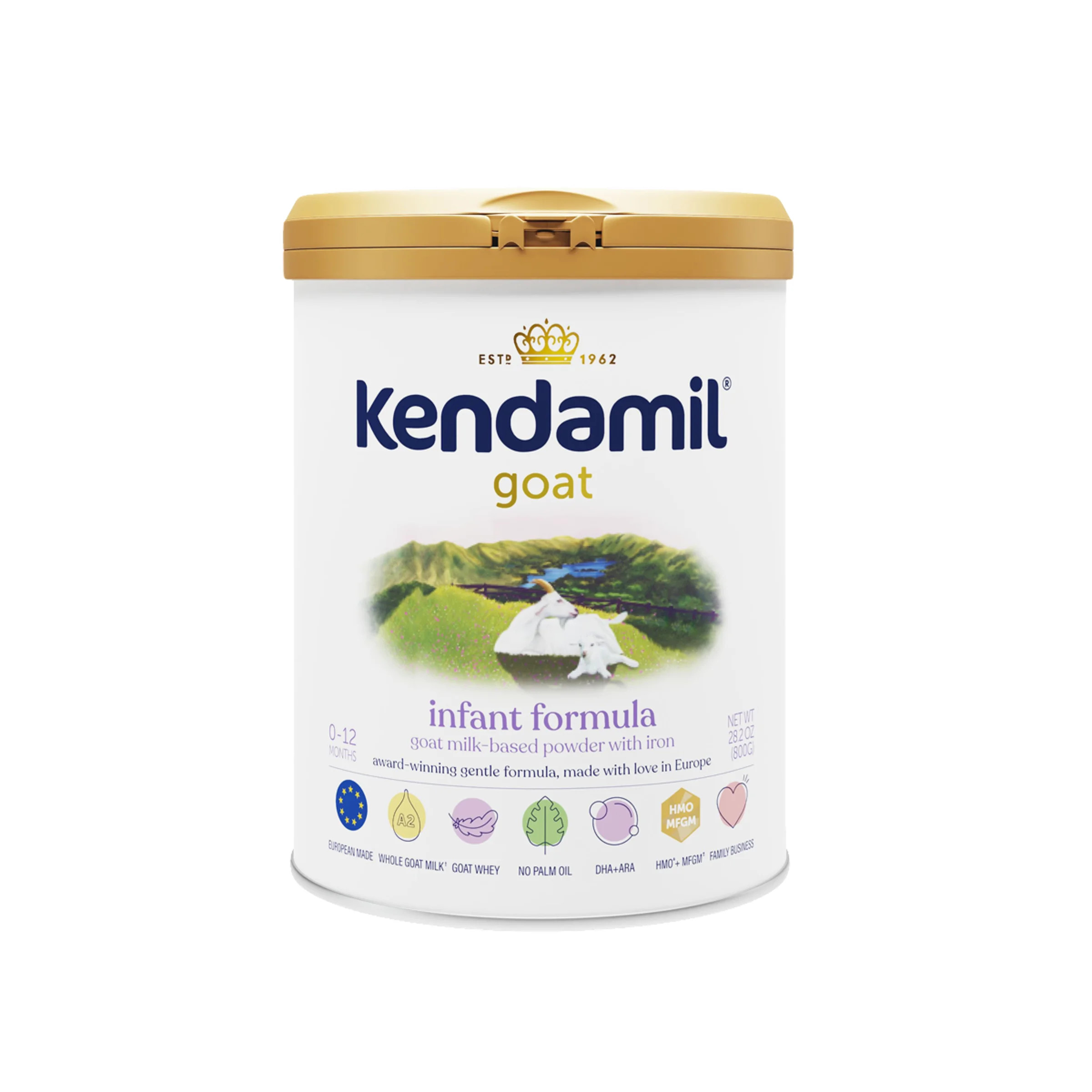 Kendamil Goat Baby Formula Powder, European, Whole A2 Milk, with HMOs, Prebiotics, No Palm Oil or... | Walmart (US)