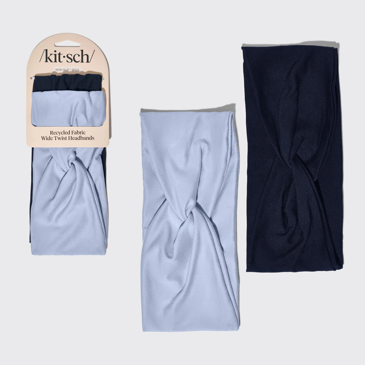 Garden Bouquet Wide Twist Headbands 2pc Set | Kitsch