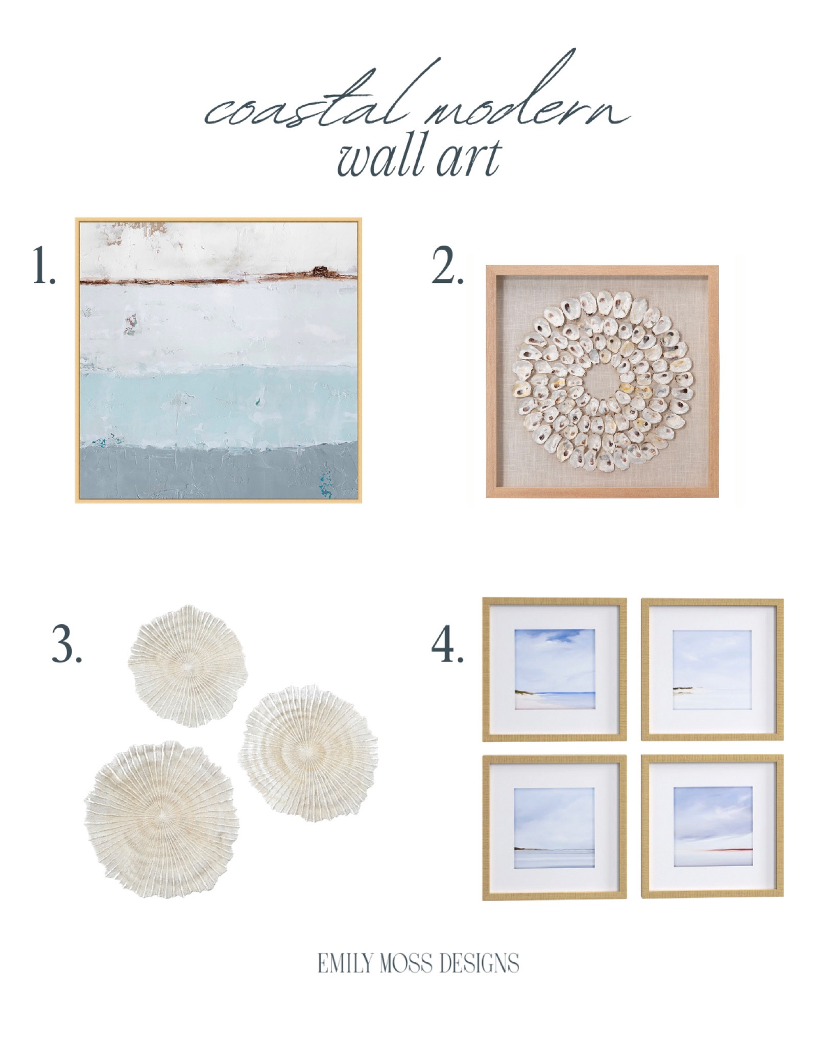 Coastal Modern Wall Art 🌊🐚 

#LTKhome
