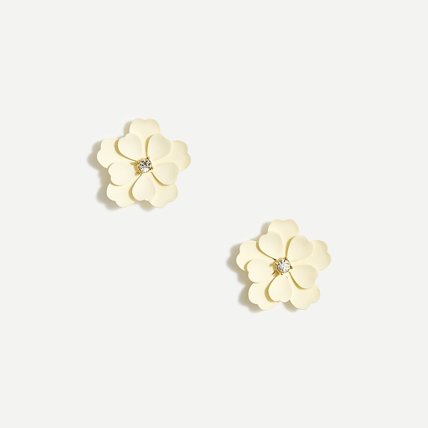 Floral statement stud earrings | J.Crew Factory