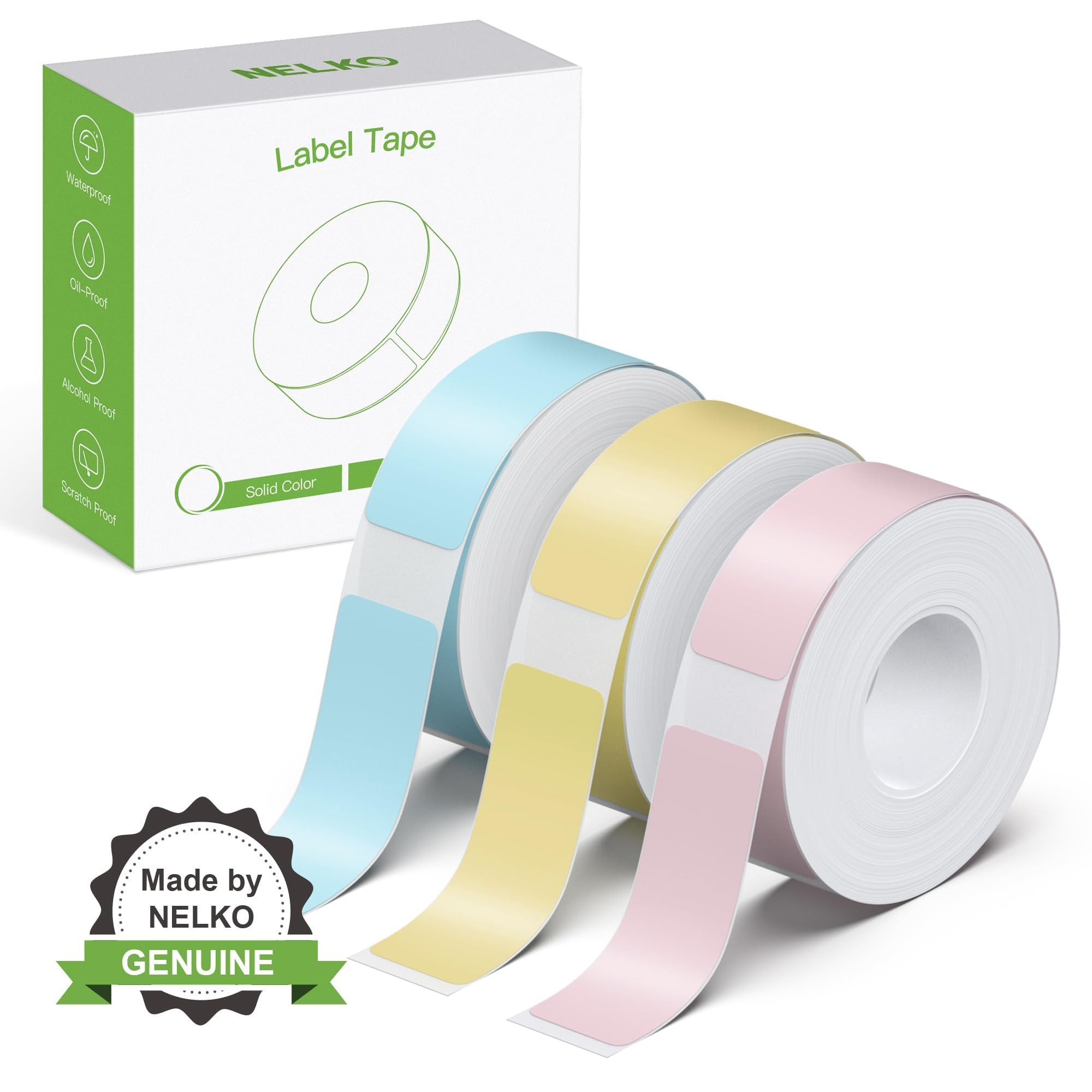 NELKO Genuine P21 Label Maker Tape, Adapted Label Print Paper, 14x40mm (0.55"x1.57"), Standard La... | Amazon (US)