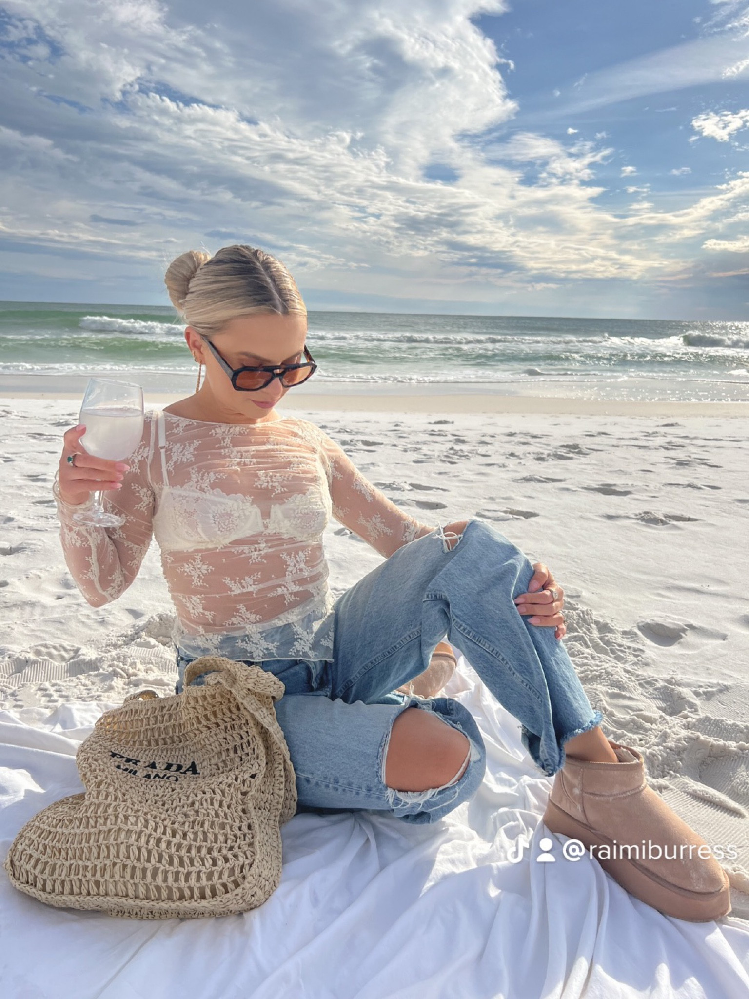 Dying over this Free People lace top & ugg dupes!!!
Free people, lace top, lace bra, ugg dupe, sunglasses, woman tops, spring outfit, woman casual outfit

#LTKstyletip #LTKfit #LTKsalealert