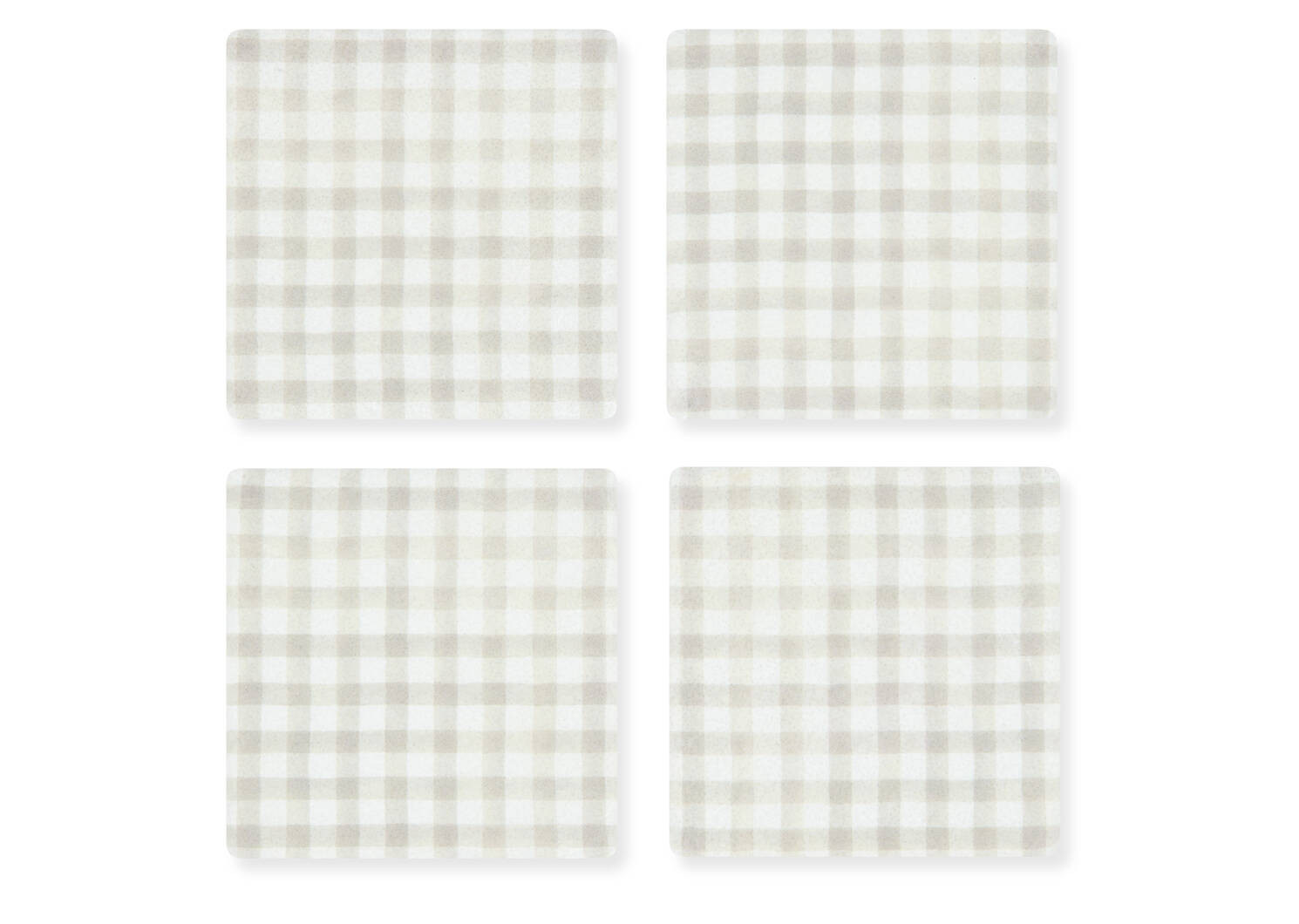 Gingham Coaster Set | Urban Barn