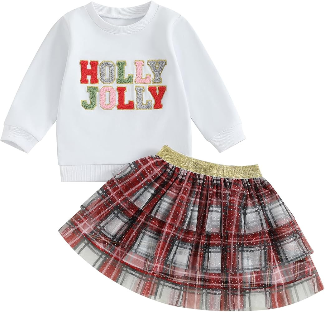 DuAnyozu Toddler Girls Fall Clothes 1T 2T 3T 4T 5T Halloween Outfits Boo Shirt Long Sleeve Sweats... | Amazon (US)