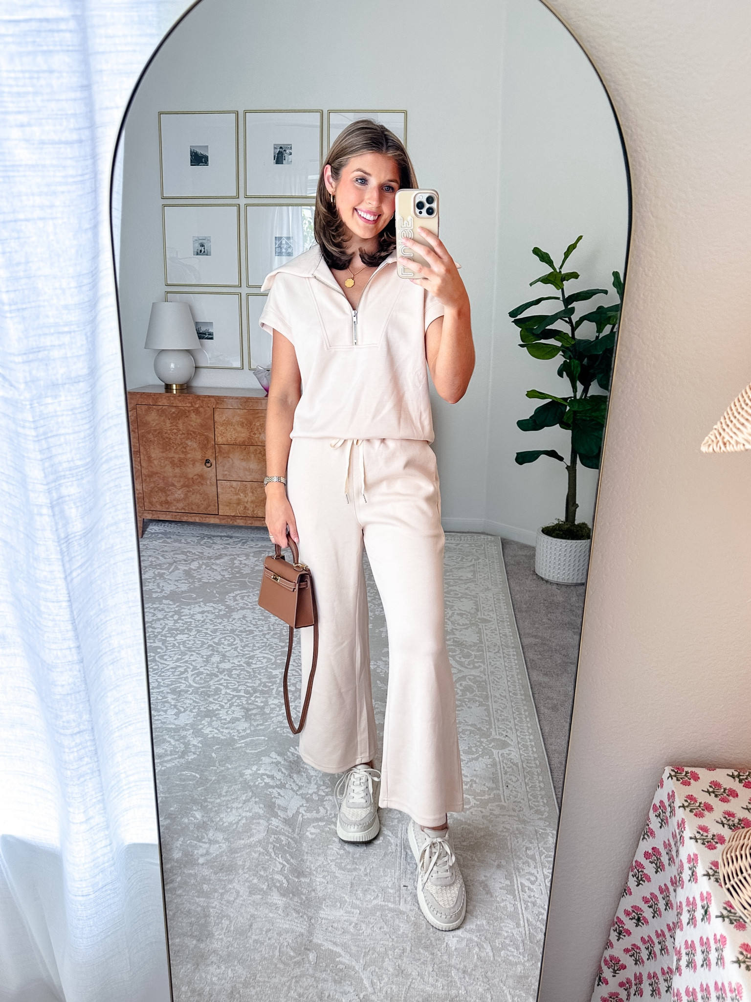 Wearing a size small in set! 

Travel outfit // matching set // 

#LTKTravel #LTKStyleTip