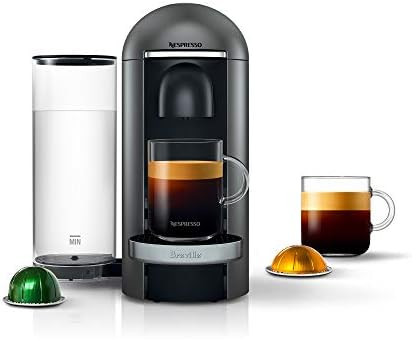 Nespresso VertuoPlus Deluxe Coffee and Espresso Machine by Breville, Titan | Amazon (US)
