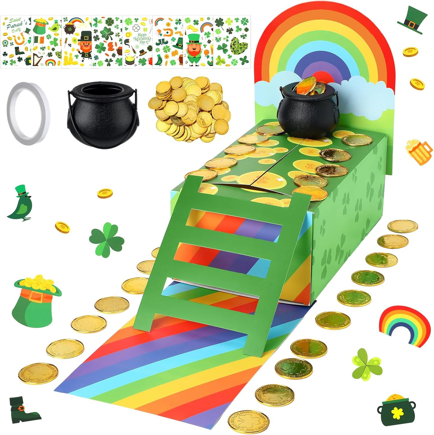 116pcs DIY Leprechaun Trap Kit St Patrick's Day Decorations DIY to Catch a Leprechaun Trap Craft ... | Amazon (US)