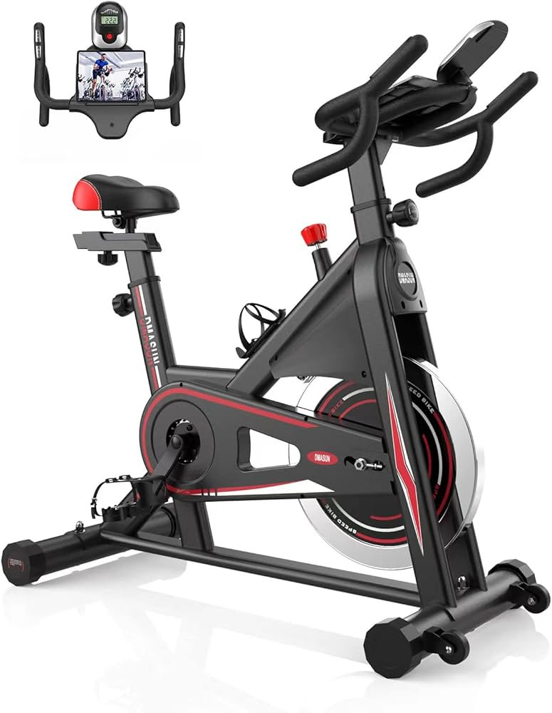Exercise Bike, DMASUN Magnetic Resistance Pro Indoor Cycling Bike 350lbs Weight Capacity Stationa... | Amazon (US)
