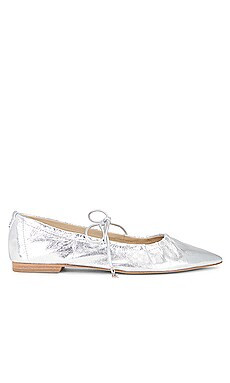Sam Edelman Bri Flat in Soft Silver from Revolve.com | Revolve Clothing (Global)