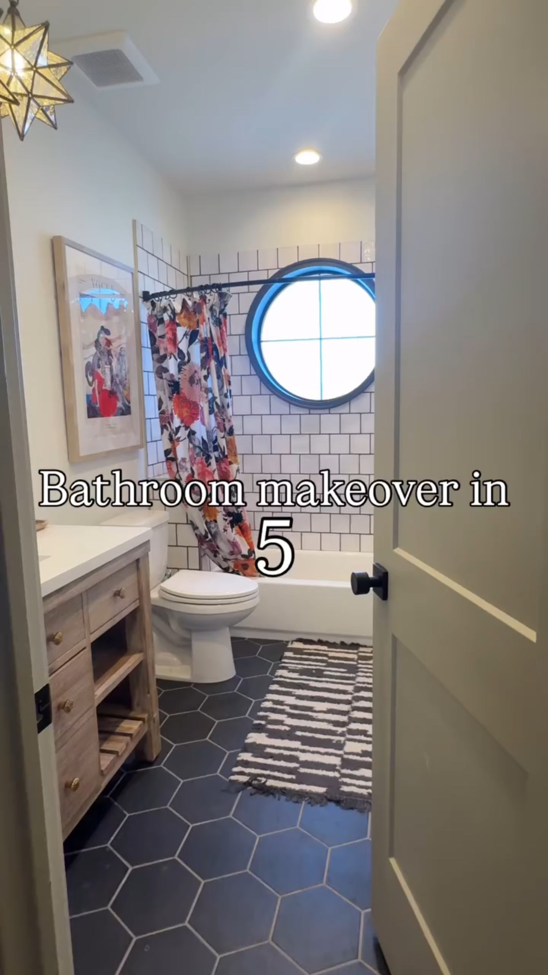 Guest bathroom makeover! 🍫🍒🚽🛁🕯️🐴🦢 

#LTKFindsUnder100 #LTKHome #LTKFindsUnder50