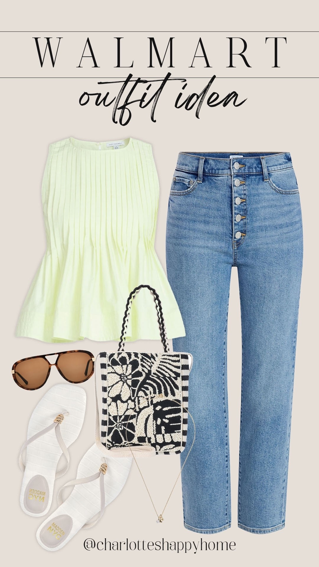 Cute spring outfit idea from Walmart!

#walmartfinds

Walmart finds. Walmart fashion. Walmart new arrivals. Walmart denim. Walmart beaded handbag. Walmart spring outfit idea. Walmart new flip flop sandals  

#LTKSeasonal #LTKdayinmylife #LTKootd