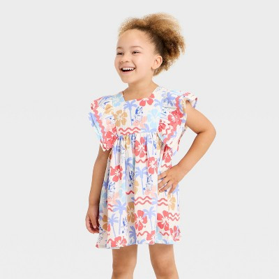 Toddler Girls' Bluey Gauze Dress - Blue 3T | Target