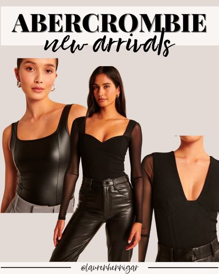 NEW ABERCROMBIE BLACK TOPS! LOVE these mesh and leather black tops for fall and winter! the perfect top for so many different outfits! #abercrombie #sale #blacktops #leathertop #abercrombiesale #trendingfashion #fallfashion #winterfashion

#LTKsalealert #LTKstyletip #LTKSeasonal