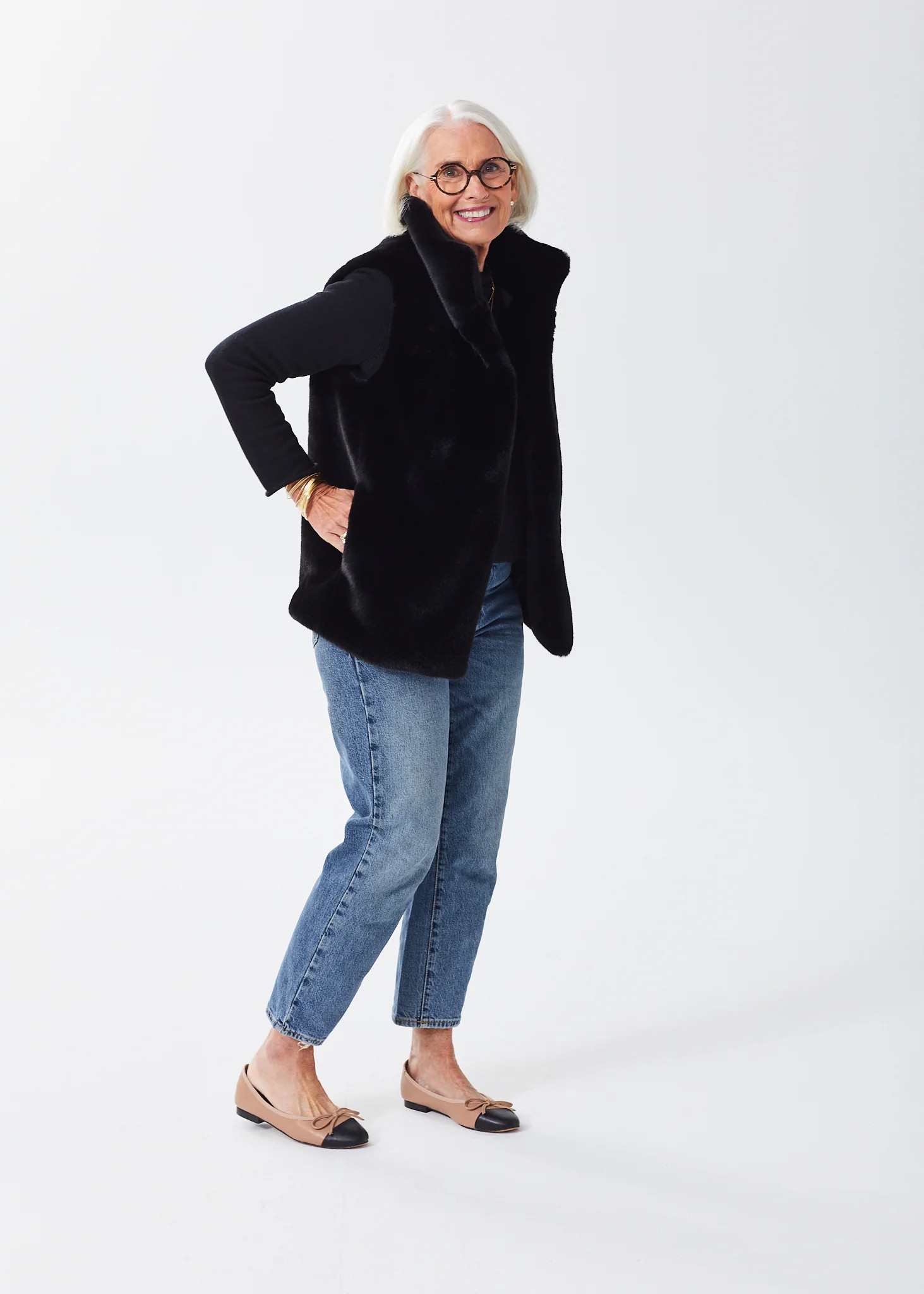 The Faux Fur Vest | Alice Walk