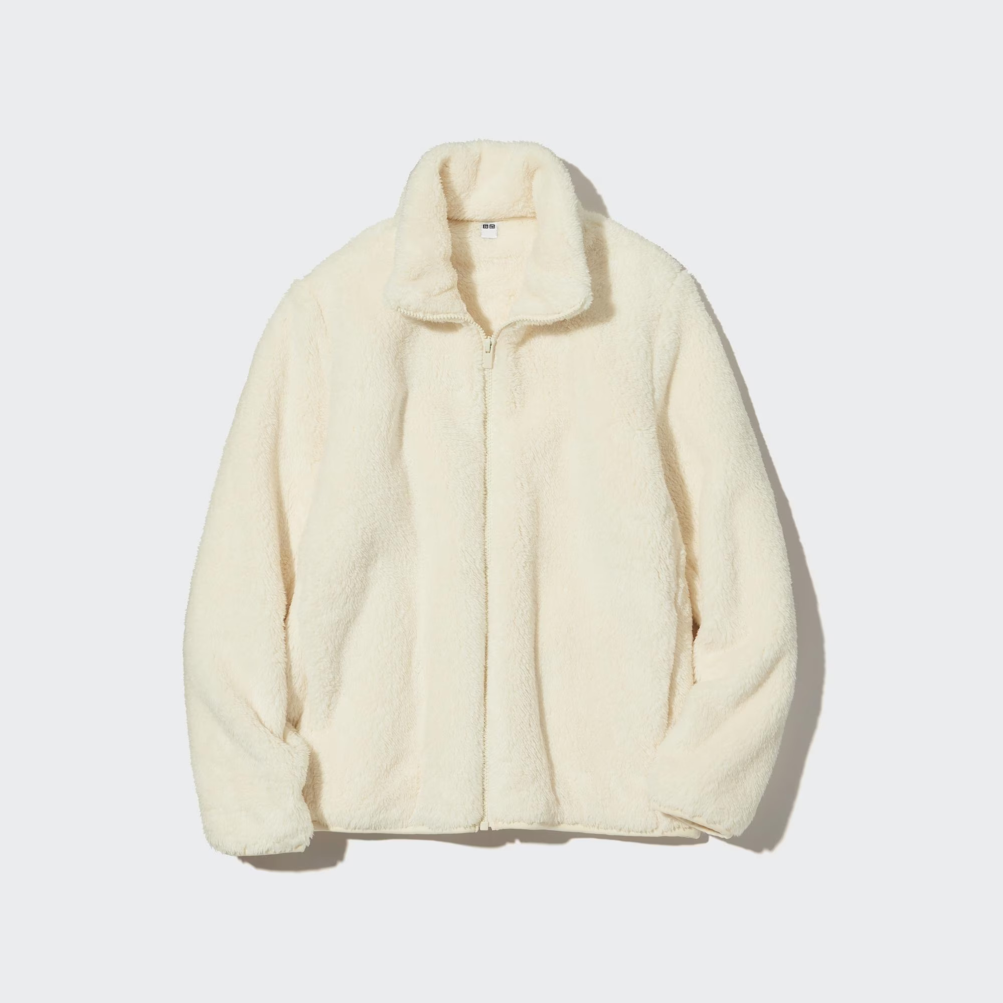 Women's Fluffy Yarn Fleece Full-Zip Jacket Off White XS UNIQLO US | UNIQLO (US)