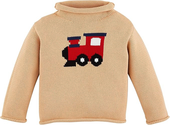 Mud Pie Baby Boys Children Train Rollneck Sweater | Amazon (US)