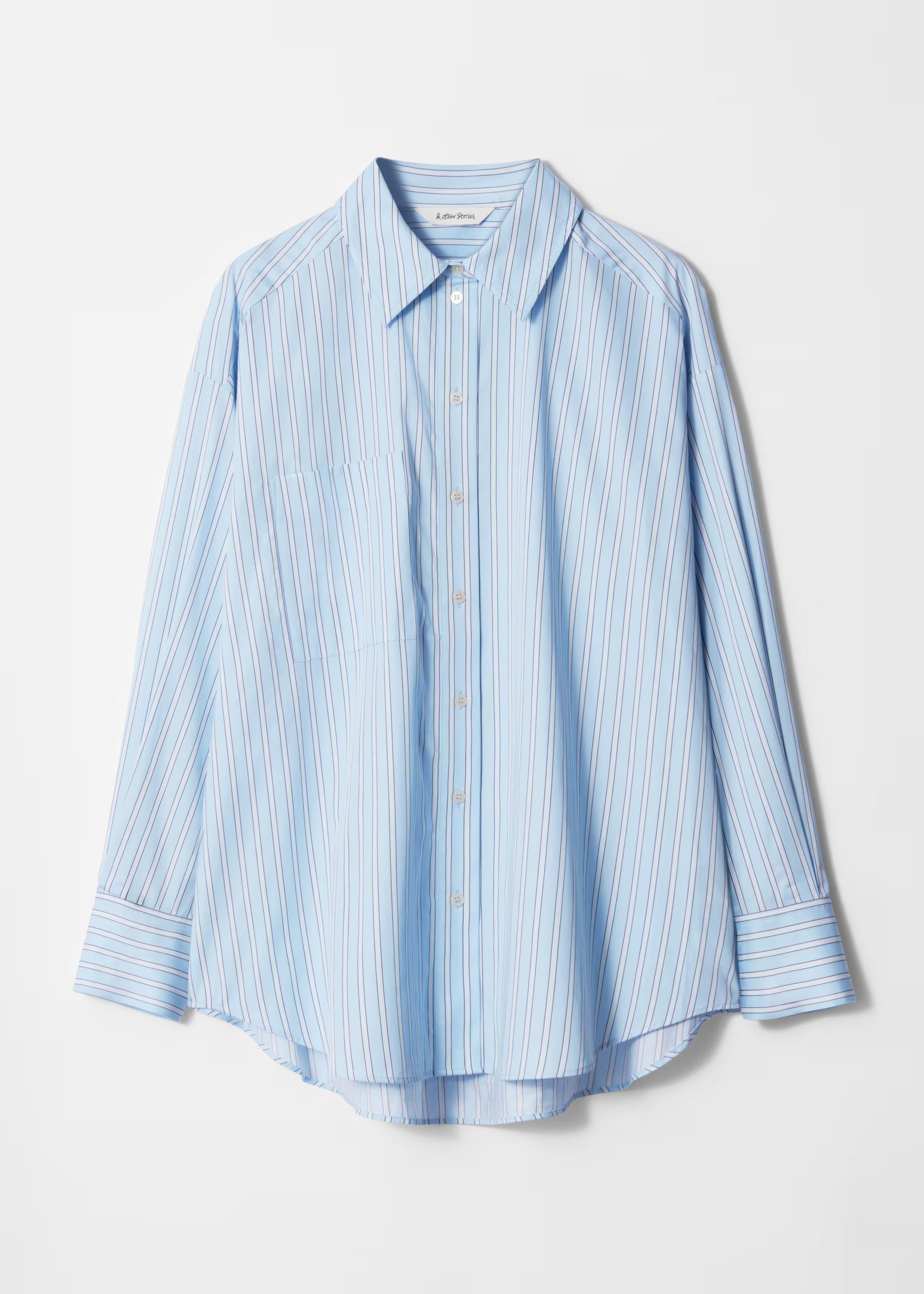 Oversized Shirt - Light Blue Stripes - & Other Stories GB | & Other Stories UK