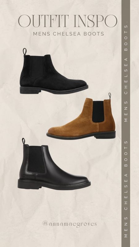 Men’s Chelsea Boots - a great gift idea for any man in your life! A staple shoe to have in your closet to dress them up or wear casually. 

#LTKover40 #LTKmens #LTKstyletip