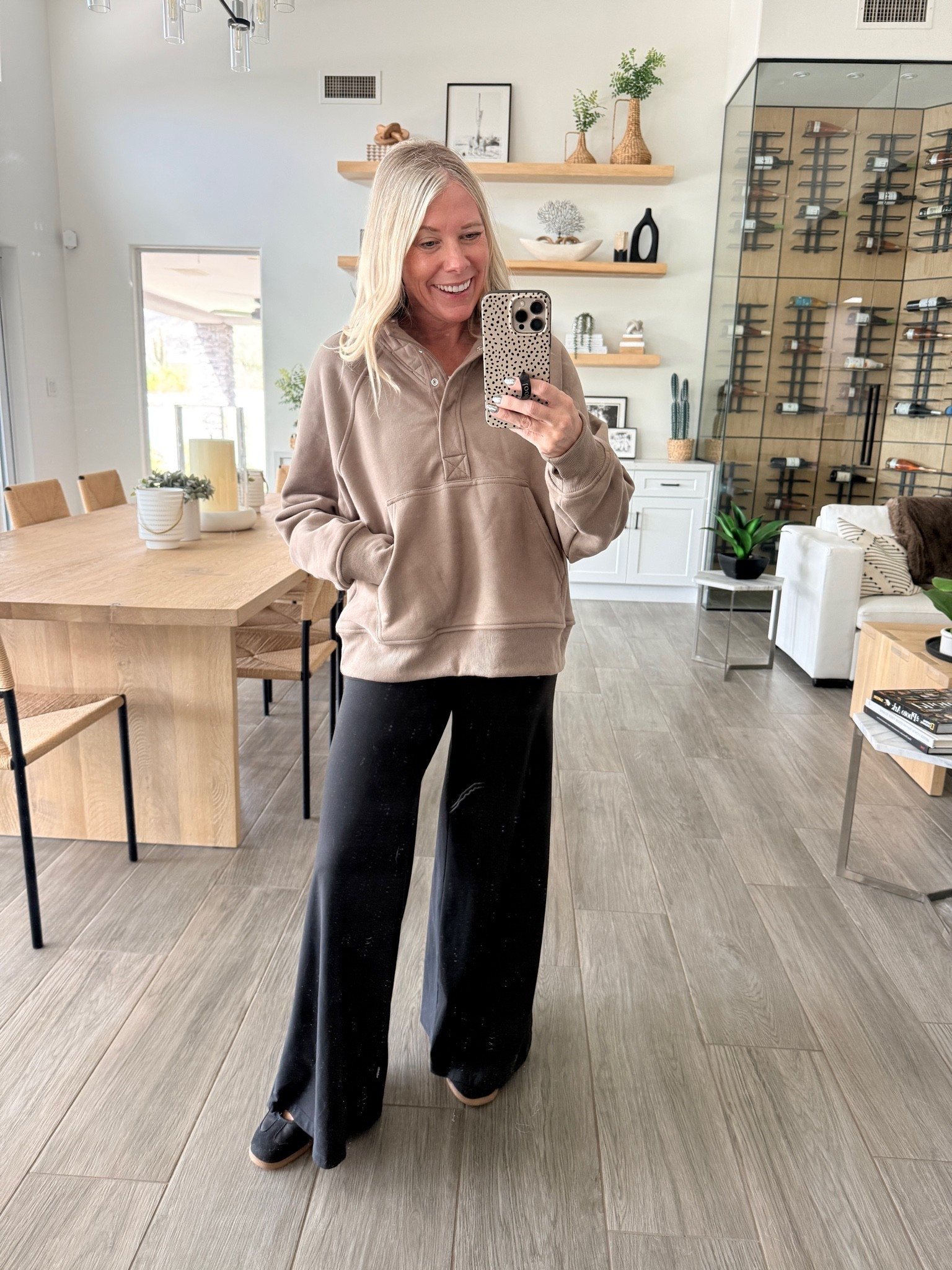 Size XS vuori pants and a medium hoodie. I sized up for comfort. Sneakers tts

#LTKmomlife #LTKOver40 #LTKSeasonal