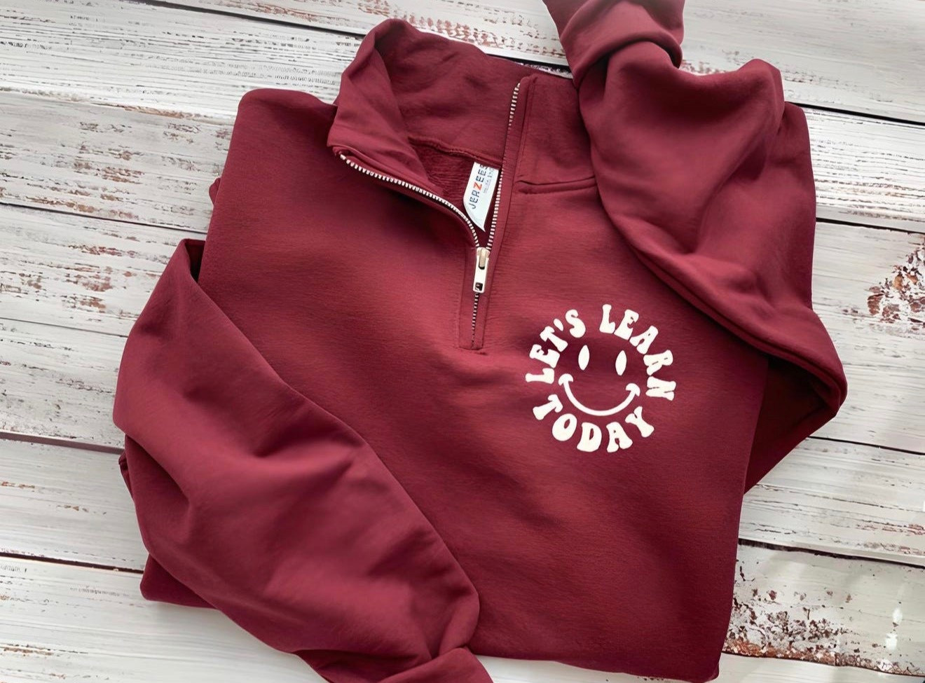 20% off 🎉

Teacher Sweatshirt-Teach Sweatshirt-Teacher Shirt-Personalized Gift-Custom Embroidered Sweatshirt-Teacher Gifts-Teacher 1/4 zip learn today

#LTKSaleAlert