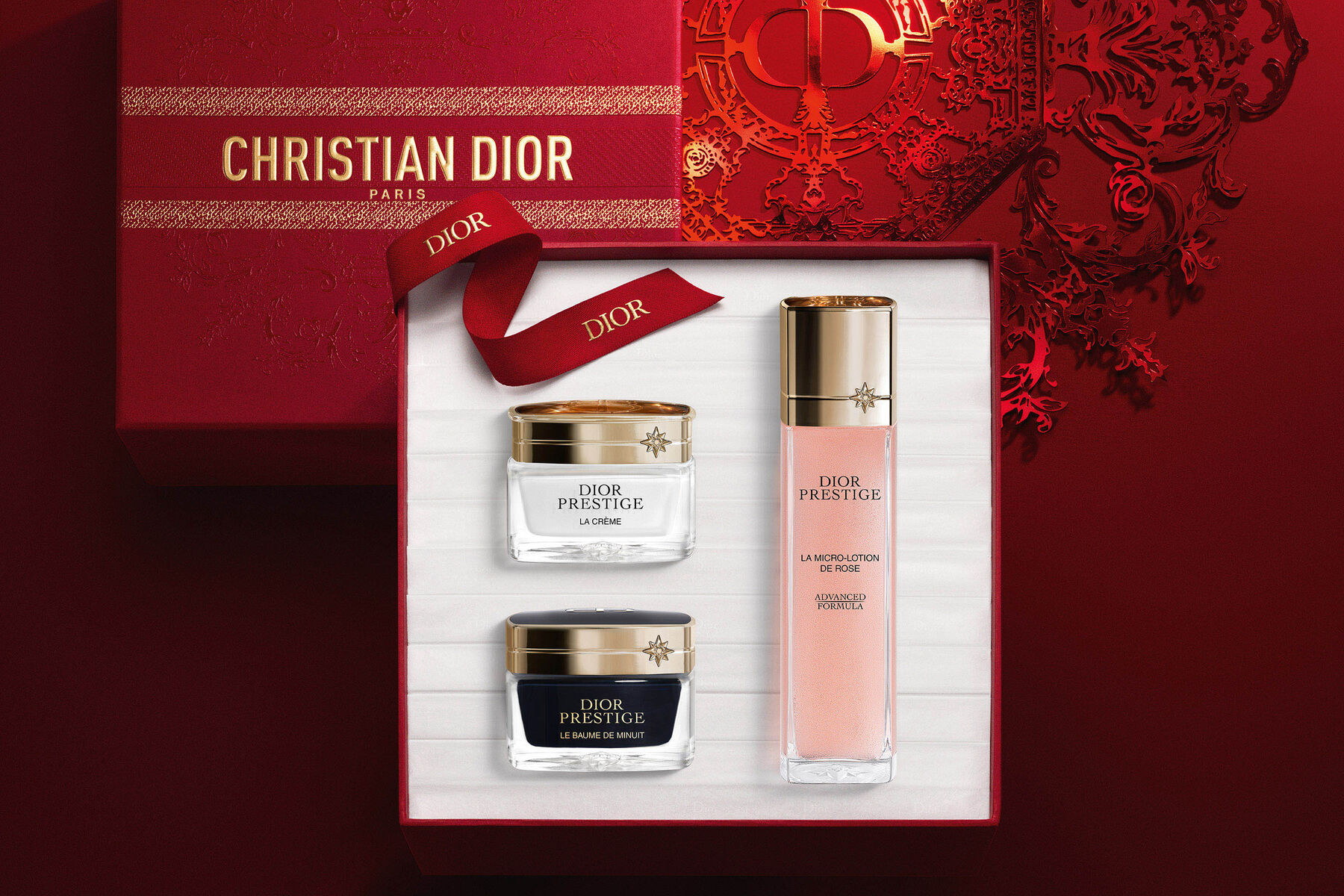 Dior Prestige Trio - Limited Edition Lunar New Year Prestige Skincare Set | Dior Beauty (US)