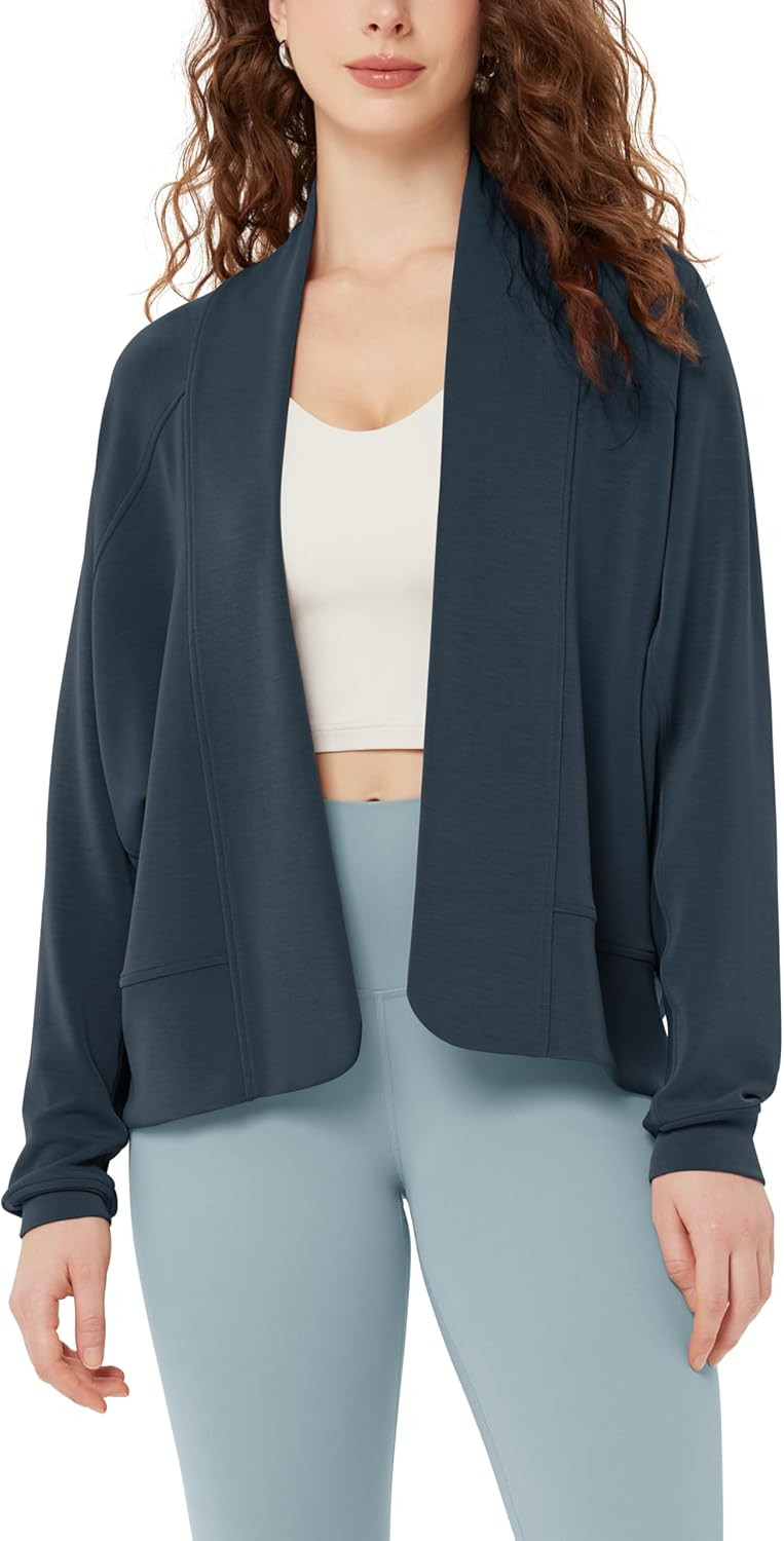 ODODOS Women's Modal Soft Open Front Cardigans Long Sleeve Casual Wrap Outwear | Amazon (US)
