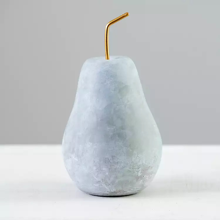 Cement Pear Figurine | Kirkland's Home