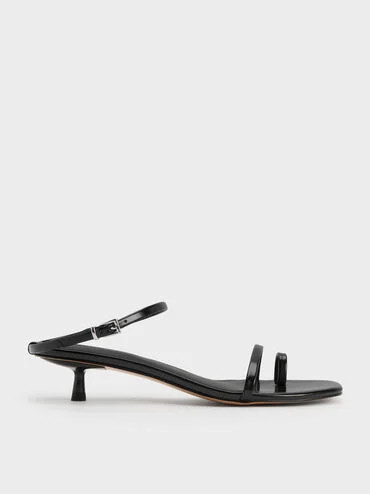 Mariah Toe-Ring Kitten Heels
    
         - Black Box | Charles & Keith AU
