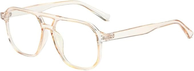 Aviator Reading Glasses for Women Men, Square Glasses Frame for Small Face, Computer Blue Light C... | Amazon (US)