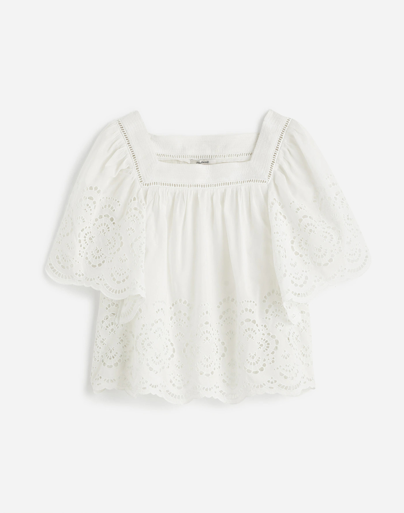 Flutter-Sleeve Top | Madewell | Madewell