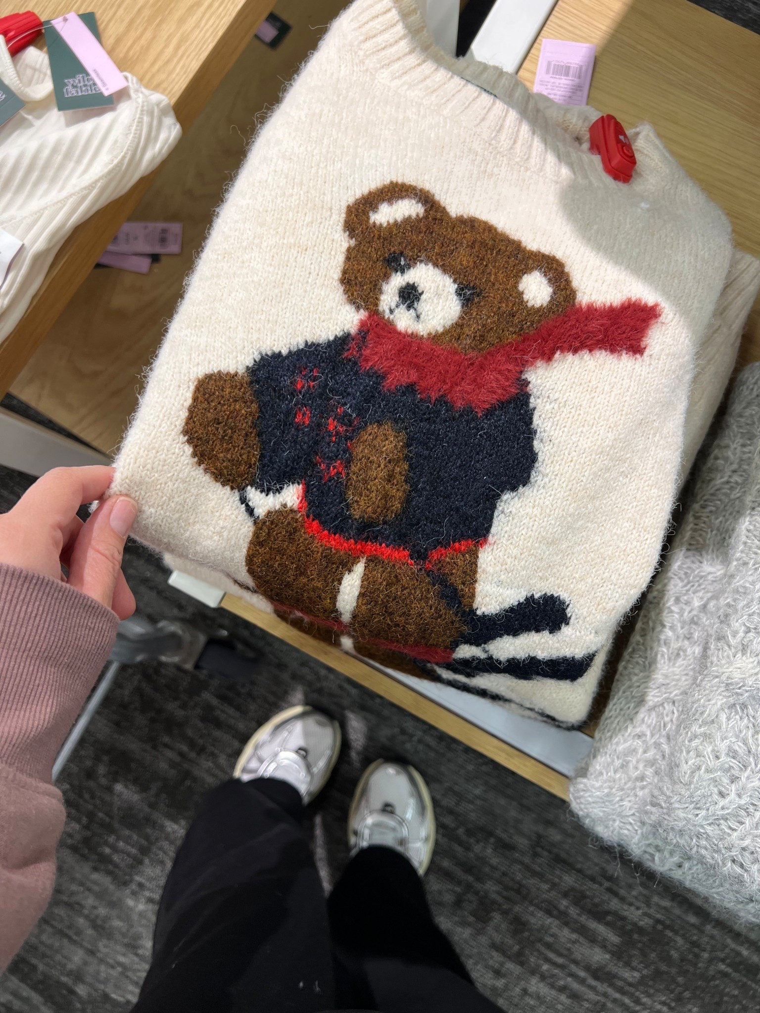 Ralph Lauren vibes with this Target teddy bear sweater that’s gone viral! Grab yours before they’re gone. Fit is true to size, you could go up for a more relaxed fit. #targetstyle 

#LTKFindsUnder50 #LTKStyleTip #LTKFindsUnder100