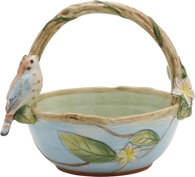 Fitz and Floyd Toulouse Basket Bowl, 5.5-Inch, Multicolor | Amazon (US)