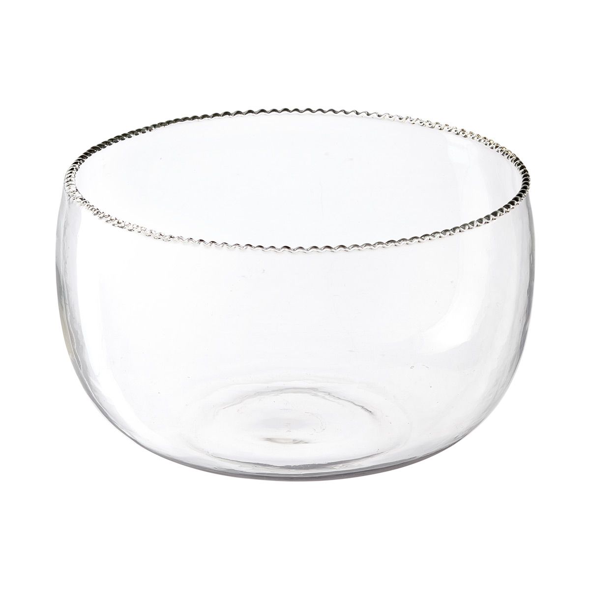 Be Home Ruffle Glass Bowl | The Container Store