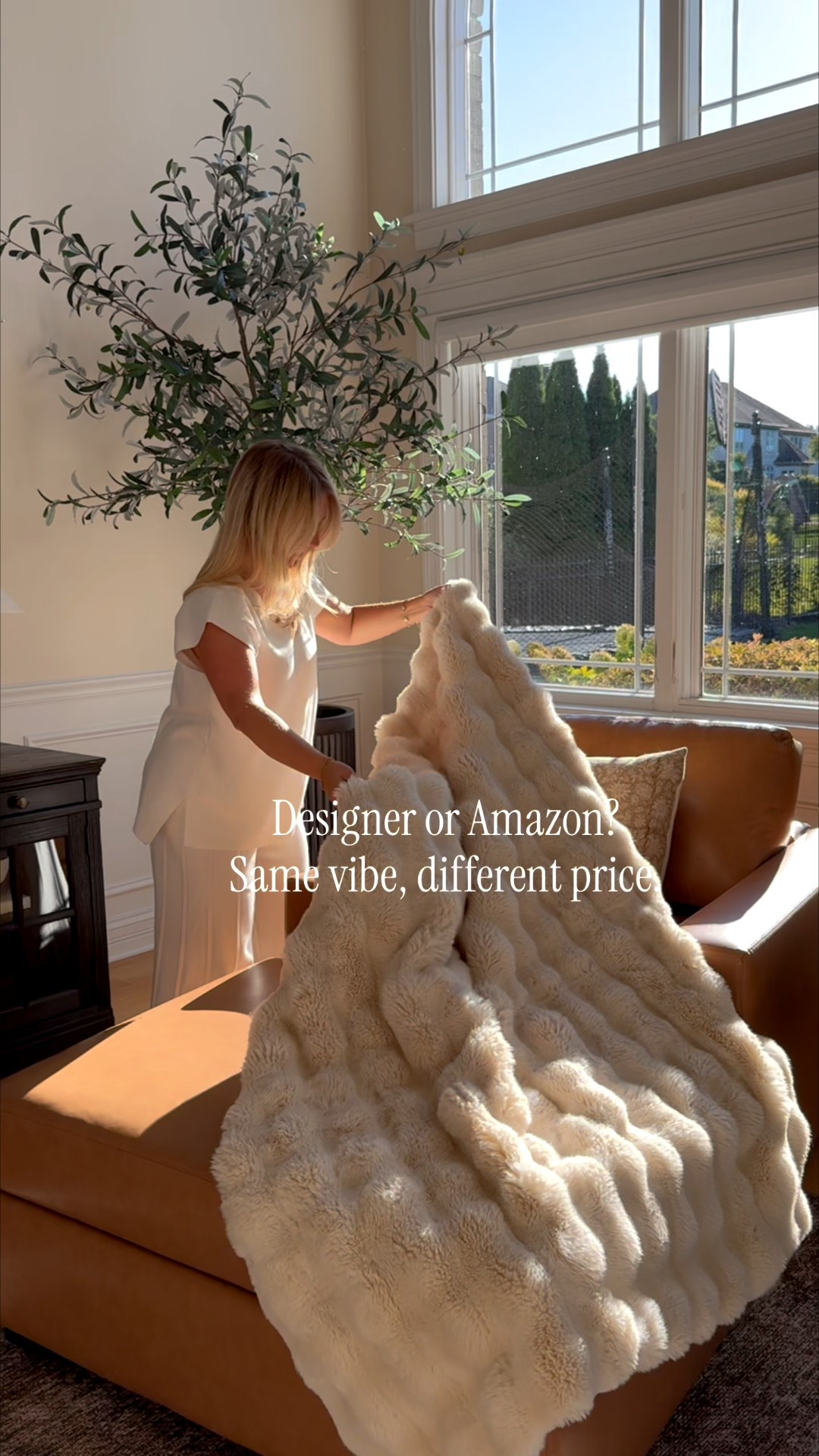 Designer look, Amazon price 🤍
Same cozy vibe for a fraction of the cost.

I’m linking both options here so you can compare and decide what works best for your space.

#LTKSaleAlert #LTKSeasonal #LTKHome