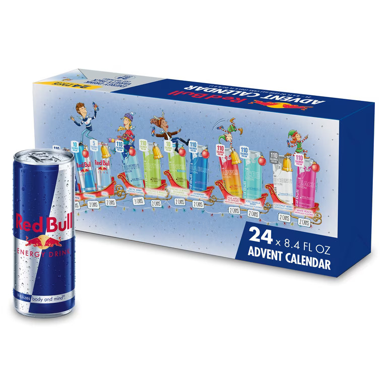 Red Bull Energy Drink Variety Advent Calendar Pack, with 80mg Caffeine, Taurine & B Vitamins, 8.4... | Walmart (US)